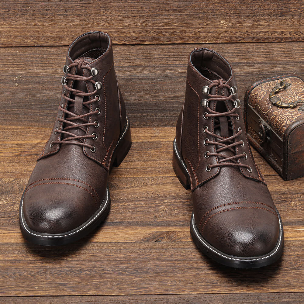 Klassische Lederstiefel für Herren - Robust und stilvoll