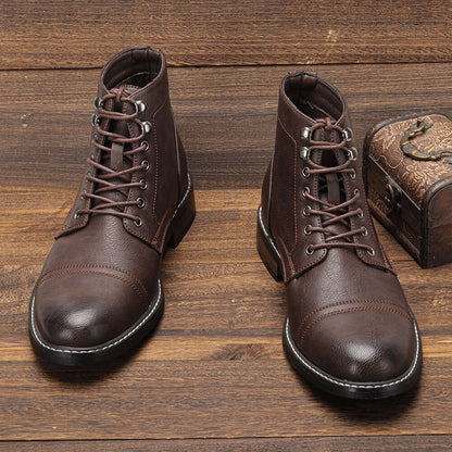 Klassische Lederstiefel für Herren - Robust und stilvoll