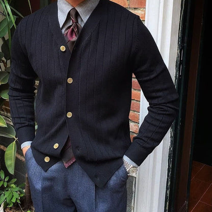 Eleganter Cardigan für Herren: Klassisch & stilvoll