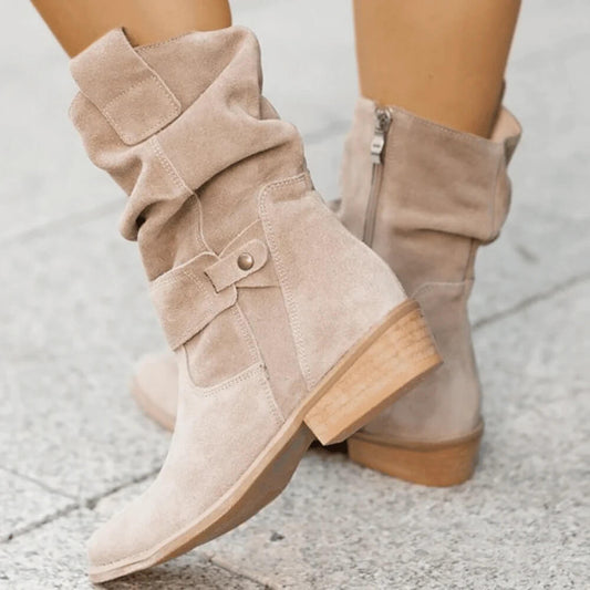 Lina - Der bequeme und hochwertige Wildleder-Stiefel