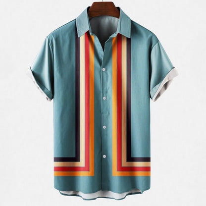 Retro Sommerhemd für Herren: Lässig & bequem