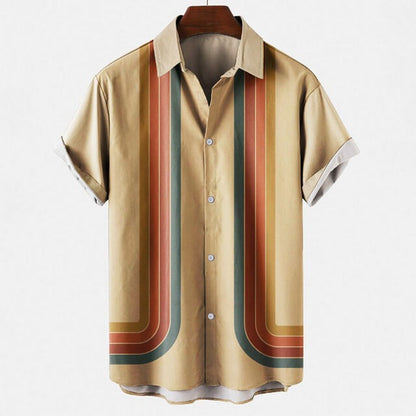 Retro Sommerhemd für Herren: Lässig & bequem