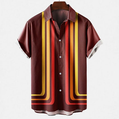 Retro Sommerhemd für Herren: Lässig & bequem