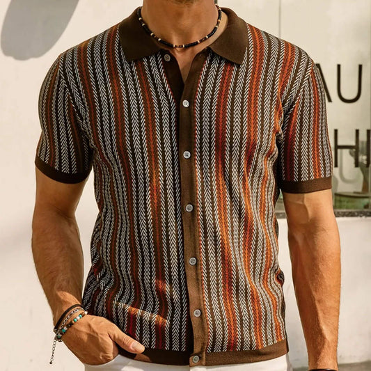 Stylisches Sommerhemd für Herren – Lässiger Retro-Look für warme Tage