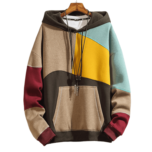 Bequemer Hoodie für Herren: Stylischer Farbmix trifft Komfort