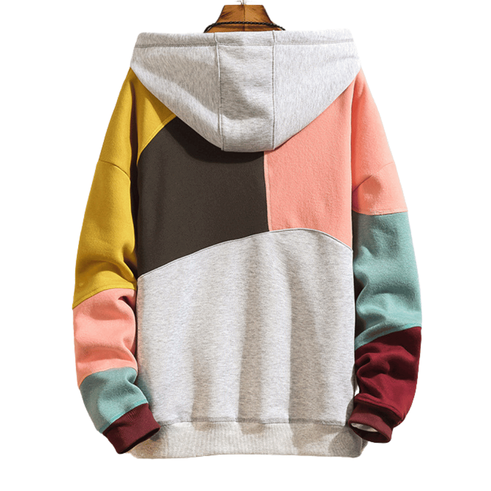 Bequemer Hoodie für Herren: Stylischer Farbmix trifft Komfort