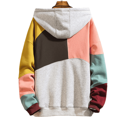 Bequemer Hoodie für Herren: Stylischer Farbmix trifft Komfort