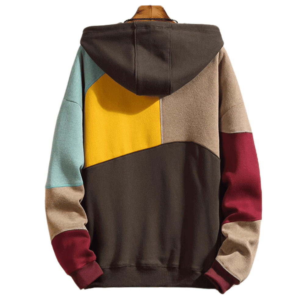 Bequemer Hoodie für Herren: Stylischer Farbmix trifft Komfort