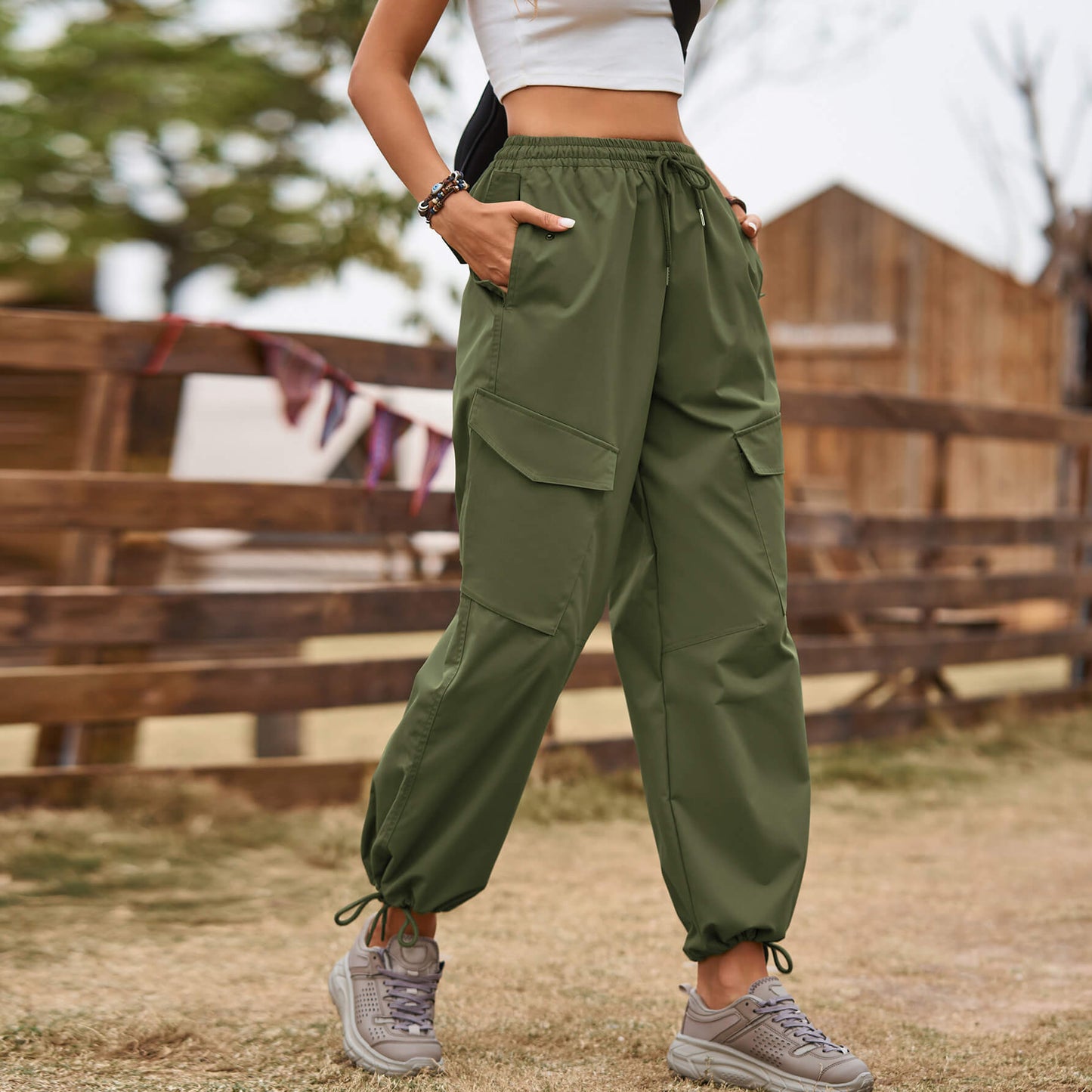 Praktische Cargo-Hose für Damen: Funktional & lässig zugleich
