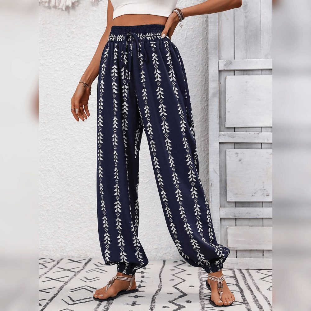 Bequeme Boho-Hose für Damen: Lässiger Style trifft auf Wohlfühlkomfort