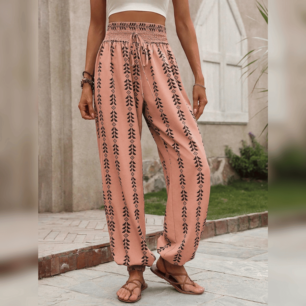 Bequeme Boho-Hose für Damen: Lässiger Style trifft auf Wohlfühlkomfort
