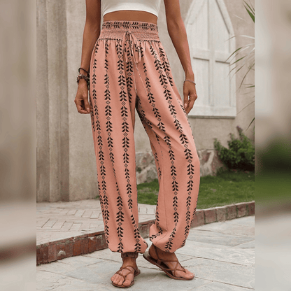 Bequeme Boho-Hose für Damen: Lässiger Style trifft auf Wohlfühlkomfort