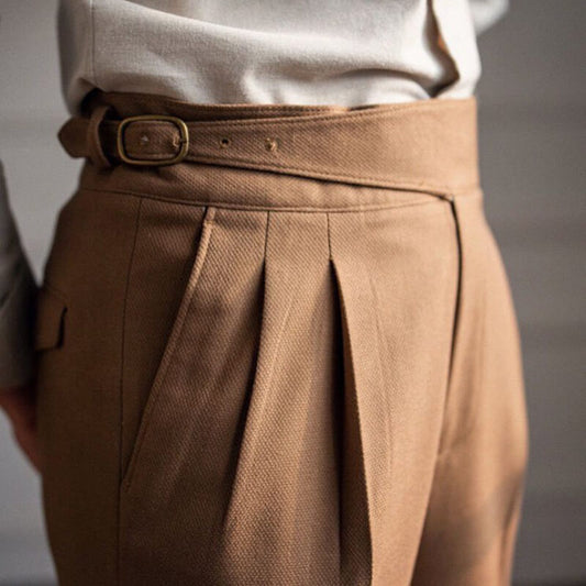 Elegante Bundfaltenhose für Herren: Klassischer Stil trifft modernen Komfort