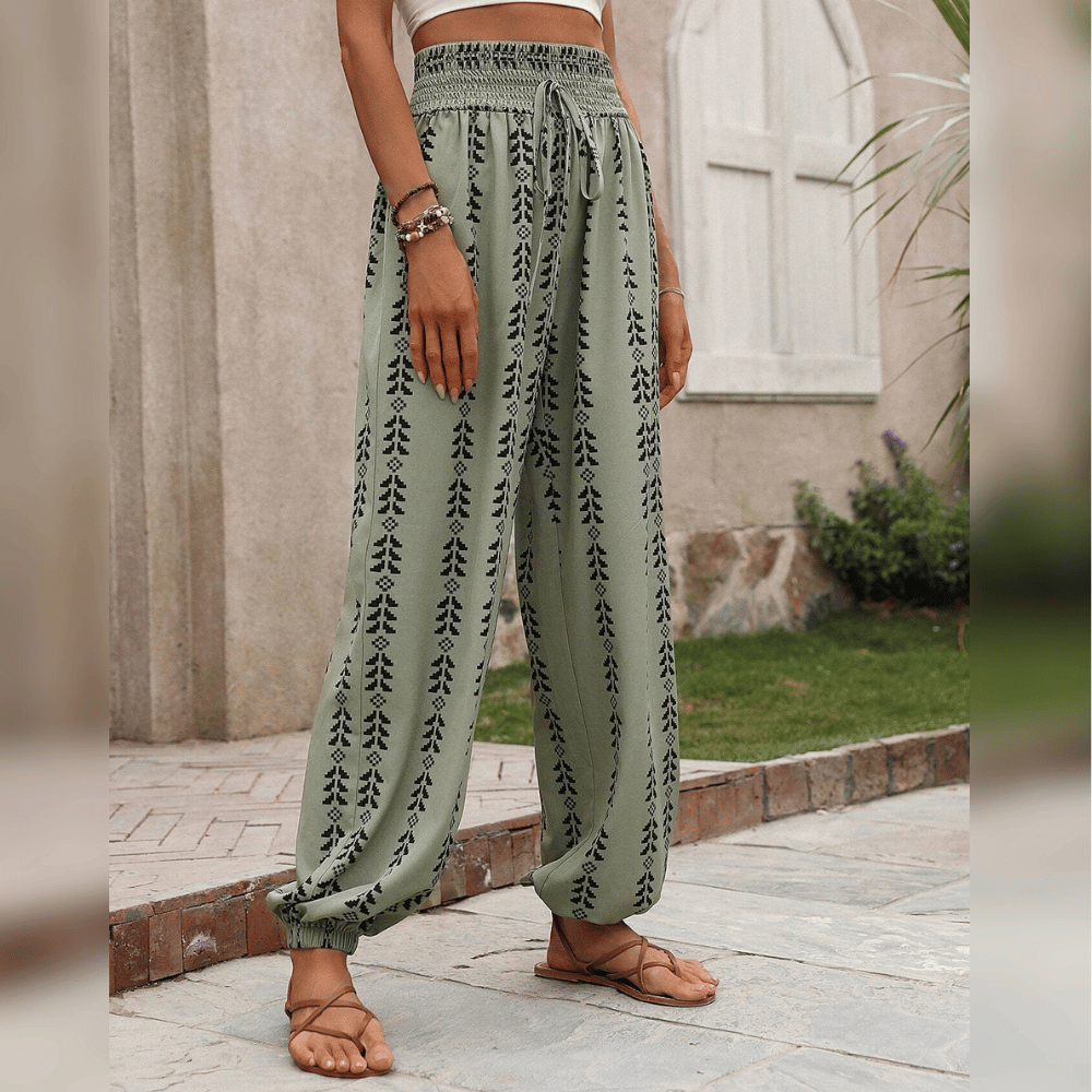 Bequeme Boho-Hose für Damen: Lässiger Style trifft auf Wohlfühlkomfort