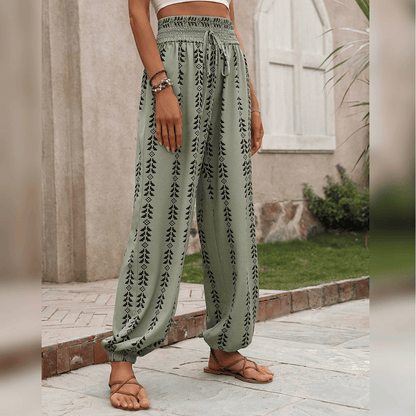 Bequeme Boho-Hose für Damen: Lässiger Style trifft auf Wohlfühlkomfort