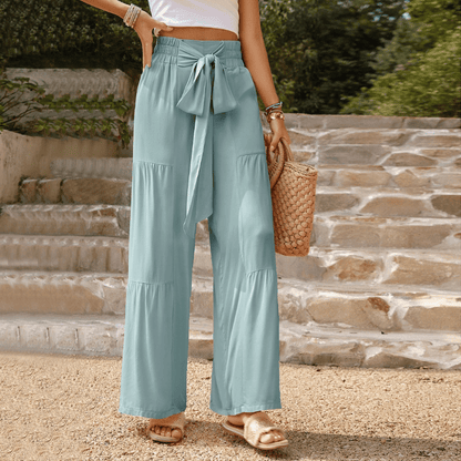 Luftige Hose für Damen: Bequem & elegant gebunden