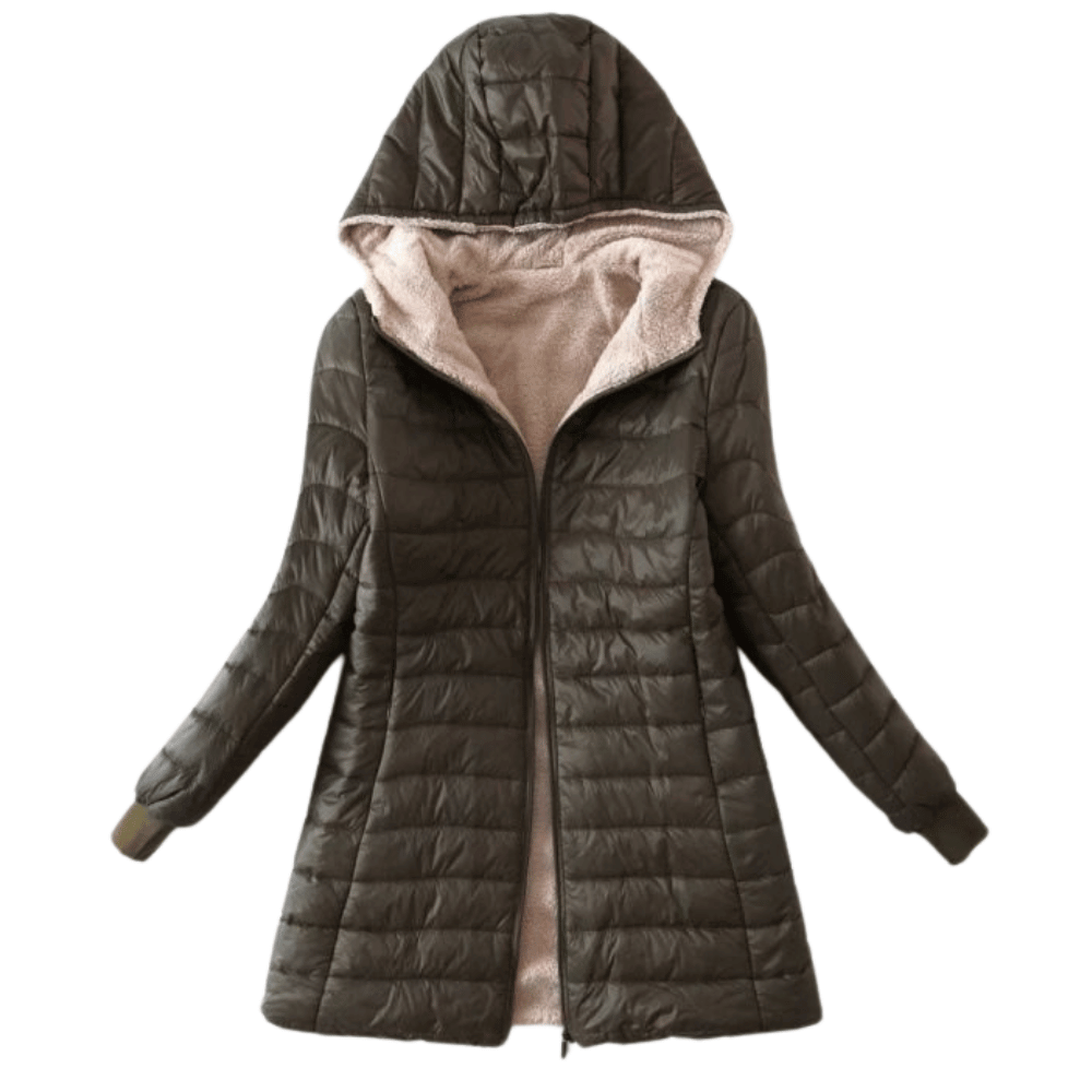Damen- Steppjacke mit Teddyfutter: Leichtigkeit trifft auf kuscheligen Komfort