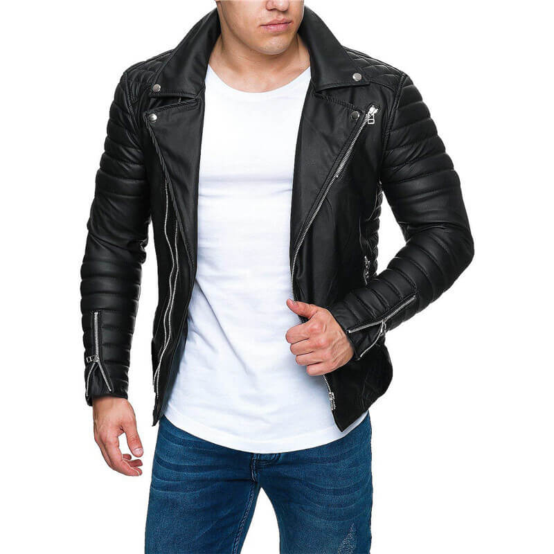 Stylische Lederjacke für Herren – Markanter Look für jeden Anlass