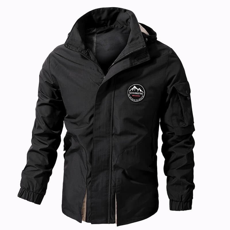 Outdoor-Herrenjacke mit sportlichem Design