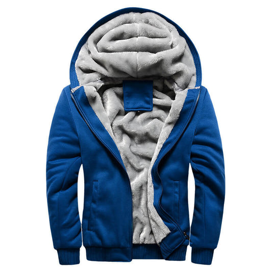 Gemütliche Herrenjacke mit Fleece-Innenfutter