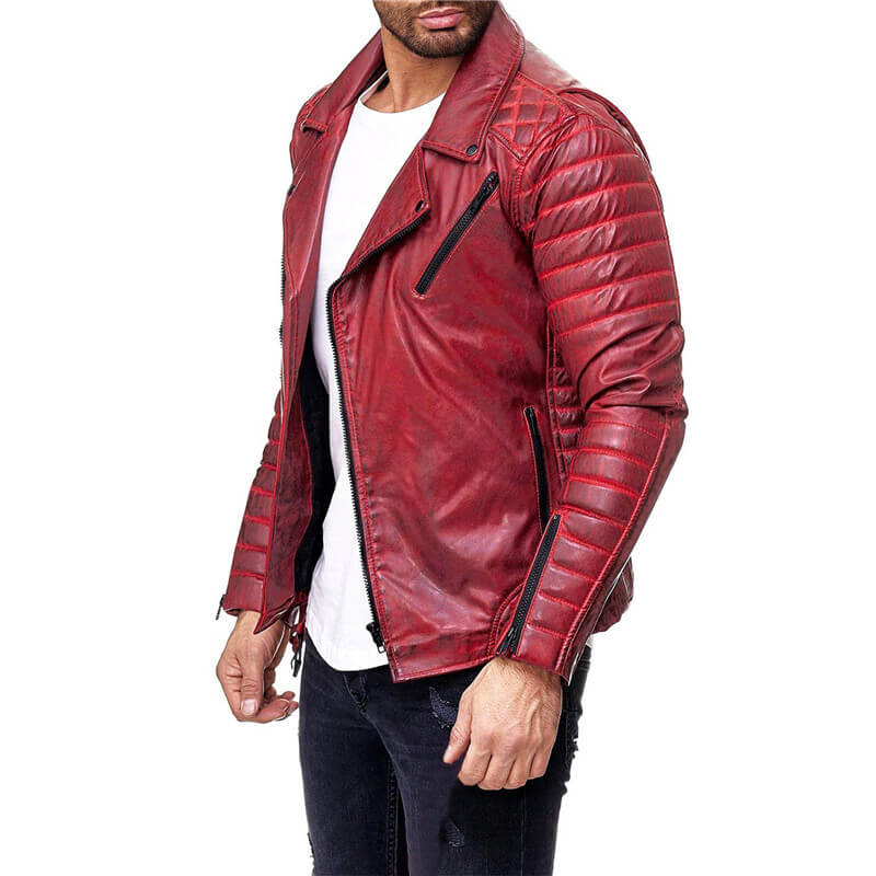 Stylische Lederjacke für Herren – Markanter Look für jeden Anlass
