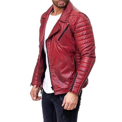 Stylische Lederjacke für Herren – Markanter Look für jeden Anlass