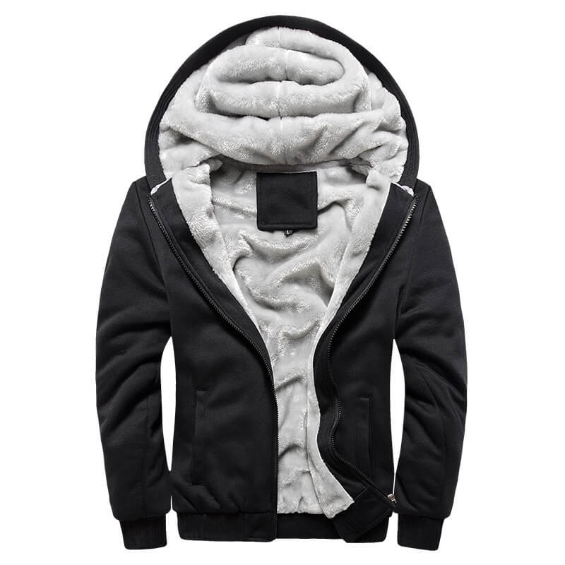 Gemütliche Herrenjacke mit Fleece-Innenfutter