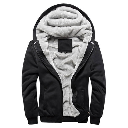 Gemütliche Herrenjacke mit Fleece-Innenfutter