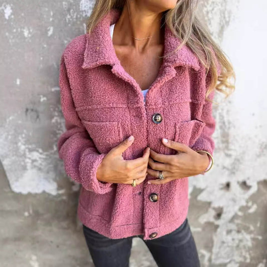 Leichte Teddyjacke für Damen – Perfekt für den Frühling!