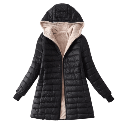 Damen- Steppjacke mit Teddyfutter: Leichtigkeit trifft auf kuscheligen Komfort