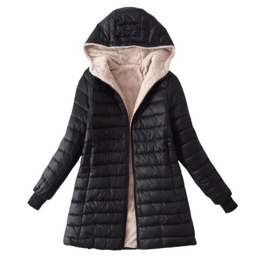 Damen- Steppjacke mit Teddyfutter: Leichtigkeit trifft auf kuscheligen Komfort