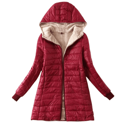 Damen- Steppjacke mit Teddyfutter: Leichtigkeit trifft auf kuscheligen Komfort