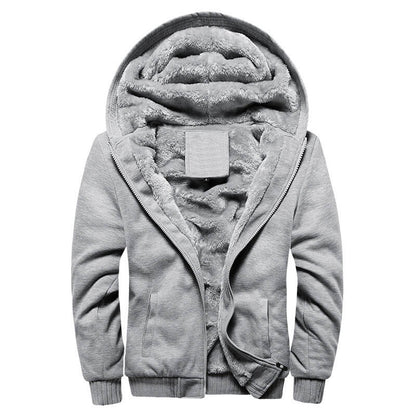 Gemütliche Herrenjacke mit Fleece-Innenfutter