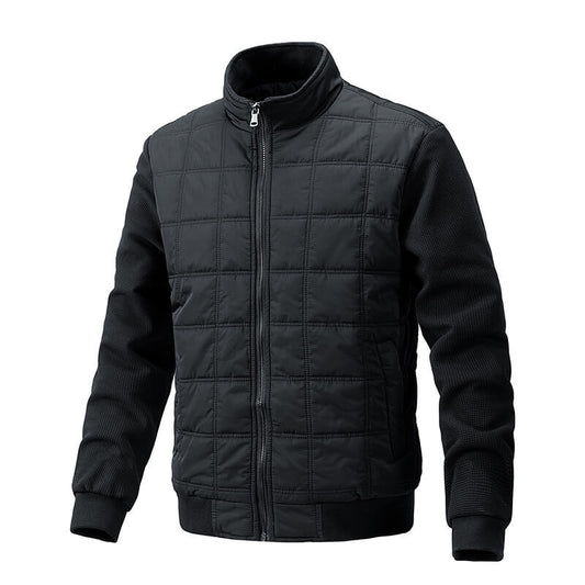 Elegante Steppjacke mit Strickärmeln für Herren