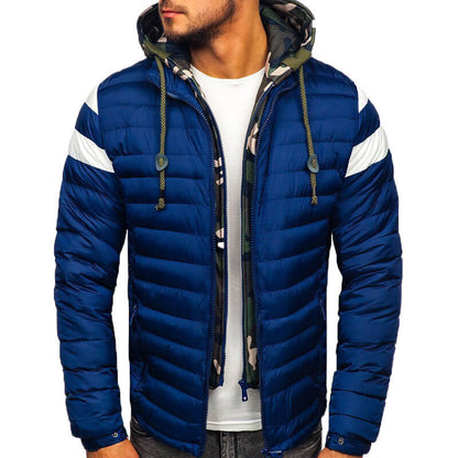 Sportliche Herrenjacke mit Camouflage-Akzent