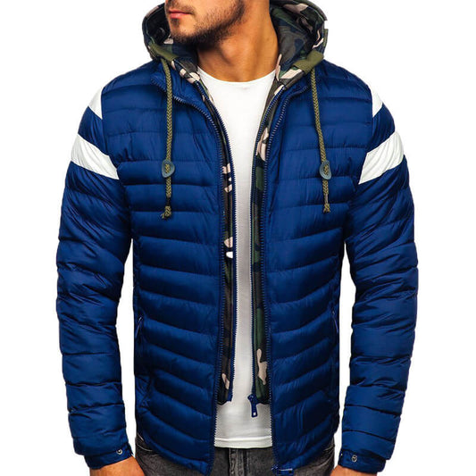 Sportliche Herrenjacke mit Camouflage-Akzent