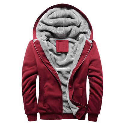 Gemütliche Herrenjacke mit Fleece-Innenfutter