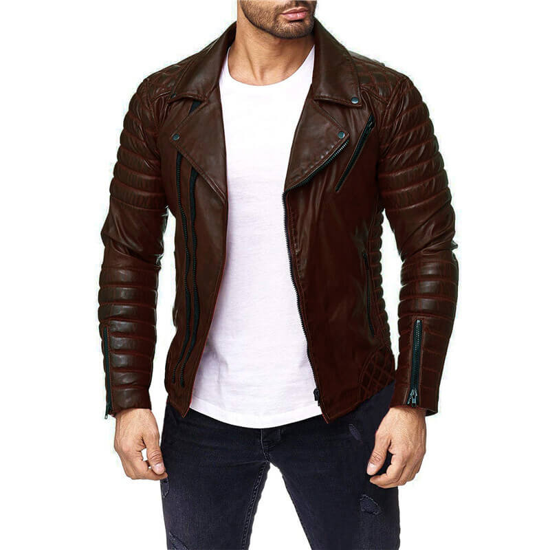 Stylische Lederjacke für Herren – Markanter Look für jeden Anlass