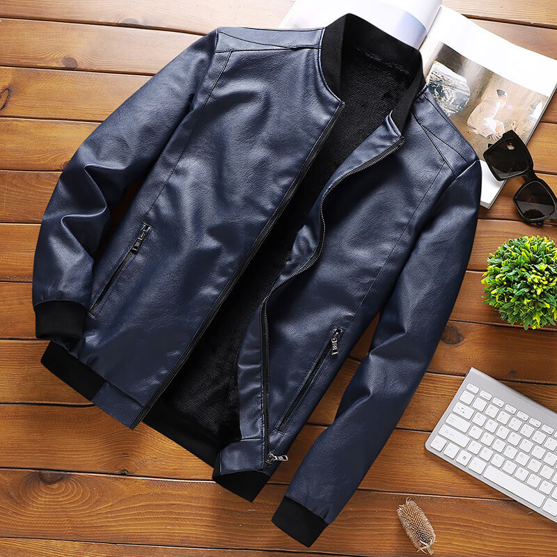 Herrenjacke in Lederoptik – Stilvoll und vielseitig