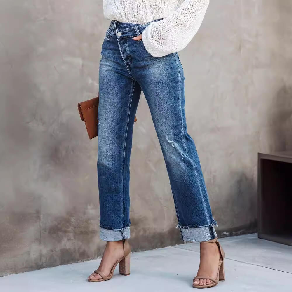 Modische Damen-Jeans – Lässiger Vintage-Look für trendige Outfits