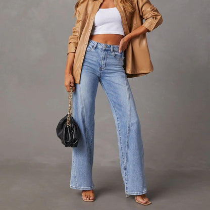 Trendige Damen-Jeans mit einzigartiger Nahtführung – Dein Denim-Upgrade!