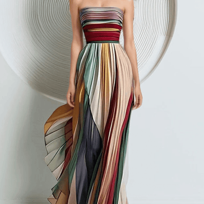 Strapless Maxikleid für Damen: Elegant & modern