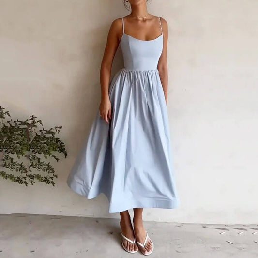 Luftiges Sommerkleid für Damen – Schlichte Eleganz für warme Tage