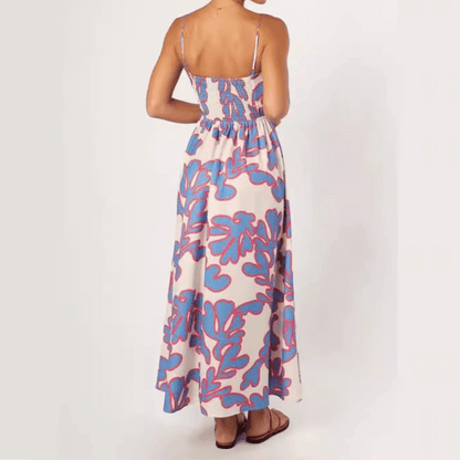 Elegantes Damen Sommerkleid mit Spaghettiträgern: Luftig & bequem
