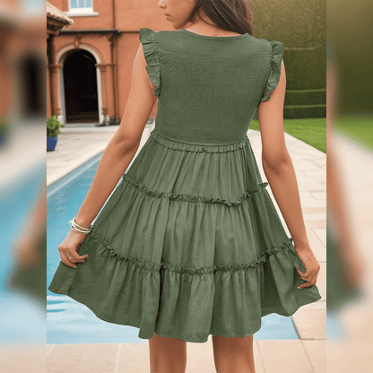 Verspieltes Sommerkleid für Damen: Luftig & bequem