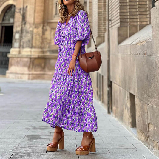 Luftiges Boho-Kleid für Damen – Perfekt für sonnige Tage