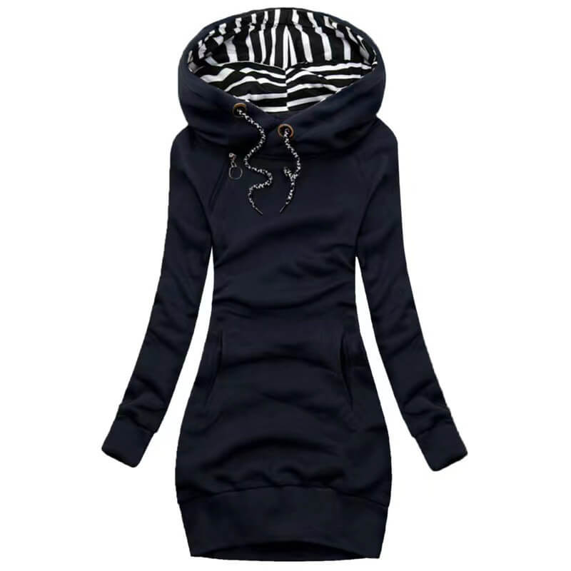 Stylisches Sweatshirt-Kleid für Damen: Lässiger Komfort mit sportlicher Note