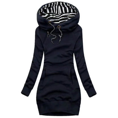 Stylisches Sweatshirt-Kleid für Damen: Lässiger Komfort mit sportlicher Note