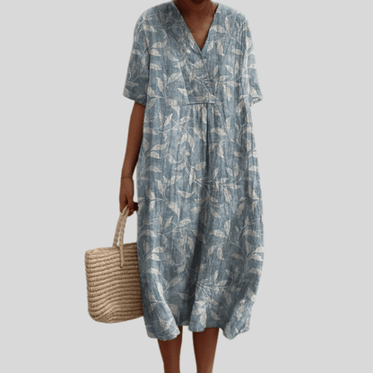 Elegantes Damen Sommerkleid mit Blumenprint: Luftig & Lässig