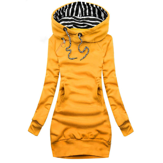 Stylisches Sweatshirt-Kleid für Damen: Lässiger Komfort mit sportlicher Note
